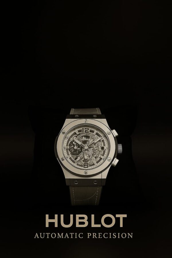 Grey Hublot Leather Strap